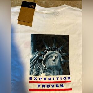 NEW The North Face Supreme Statue of Liberty T-Shirt White
